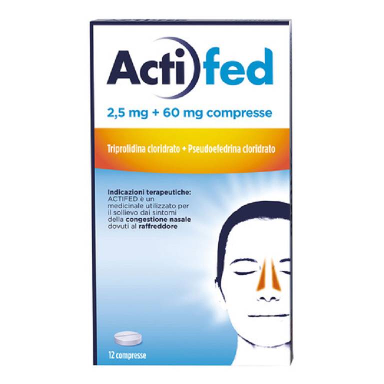ACTIFED*12CPR 2,5MG+60MG