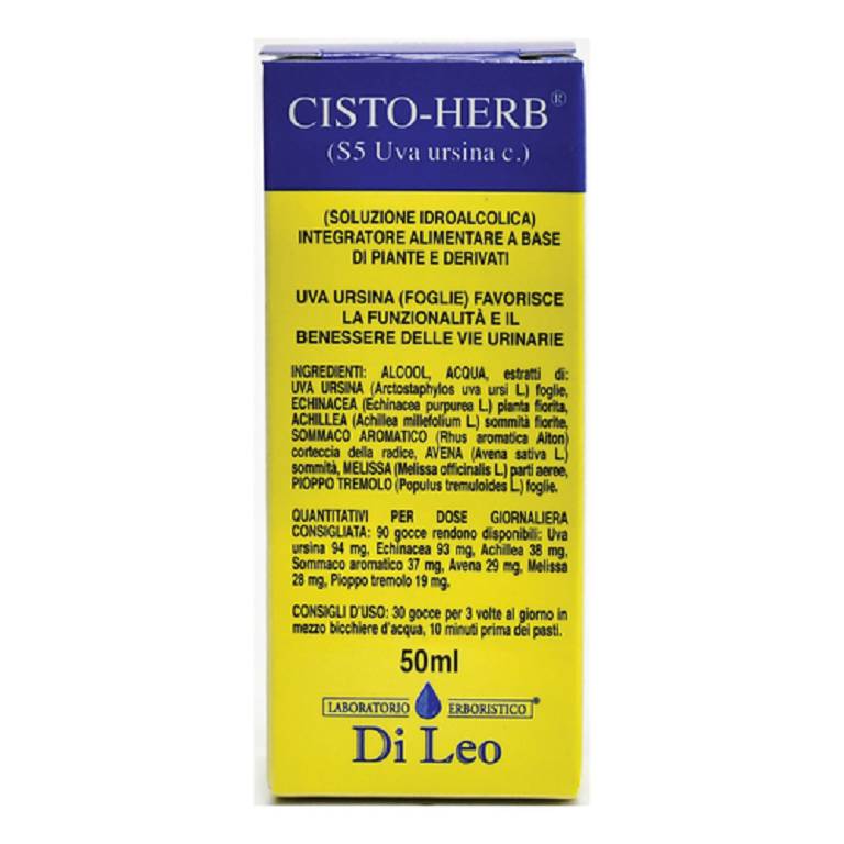 CISTO-HERB COMPOSTO S5 UVA URS