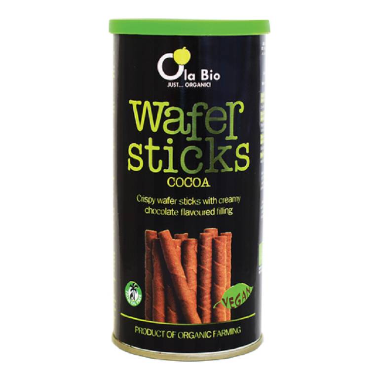 OLA BIO WAFER STICKS CACAO VEG